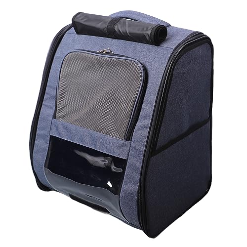 Aoveew Pet Carrier -Rucksack, tragbarer Haustier -Rucksack, Hauptransportbeutel mit großer Kapazität, schöner Polyester -Haustier -Rucksack von Aoveew