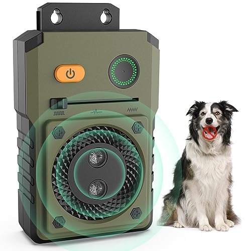 Anti Bell Gerät-50FT Effektive Antibell für Hunde-Auto Hundebellen Abschreckung Außenbereich-3 Frequenzen antibell ultraschall gerät-IPX4 Ultraschall Hunde Repeller-mittlere und große Hunde Sicher von Aparatoo