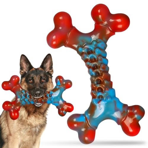 Apasiri Aggressive Chewers Hundekauspielzeug: robustes Hundespielzeug für aggressive Kauer große Rassen, unzerstörbares Hundespielzeug für aggressive Kauer von Apasiri