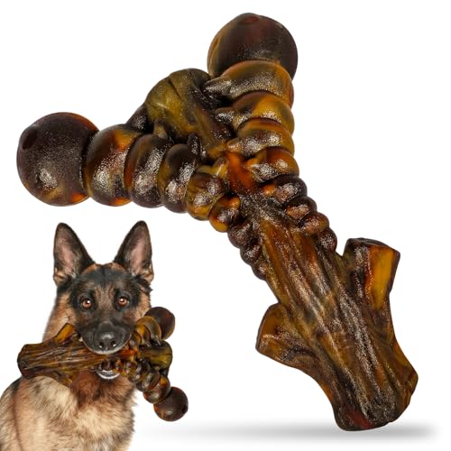 Apasiri Aggressive Chewers Hundekauspielzeug: robustes Hundespielzeug für aggressive Kauer große Rassen, unzerstörbares Hundespielzeug für aggressive Kauer von Apasiri