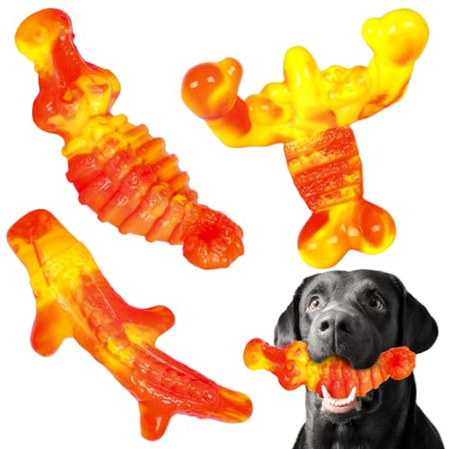 Apasiri Aggressive Chewers Kauspielzeug für Hunde: 3 Stück, robustes Hundespielzeug für aggressive Kauer, große Rassen, unzerstörbares Hundespielzeug für aggressive Kauer von Apasiri