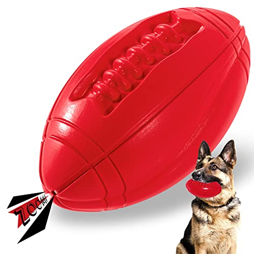 Apasiri Hundespielzeug Hund Kauspielzeug Langlebig Robuster Ball Quietschendes Hundespielzeug fast unzerstörbar für große Hunde Training Gummi Zahnen Spielzeug Hund Tolles Geschenk für Hunde von Apasiri