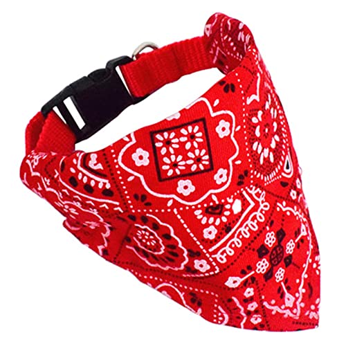 Apexare Haustierhalsband, Bandana, verstellbar, atmungsaktiv, hautfreundlich, dreieckiger Aufdruck, Hundehalsband mit Schal, Katzendekorationen, Hut, Bandana-Halsband, (L 2,0 cm/0,8 Zoll) von Apexare