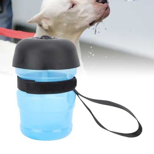 Tragbare Hundewasserflasche von Apexare, Hunde-Reisespender und -napf, auslaufsicher, leicht, ohne BPA, 520 ml, ideal für Spaziergänge im Freien, Wandern, Reisen – von Apexare