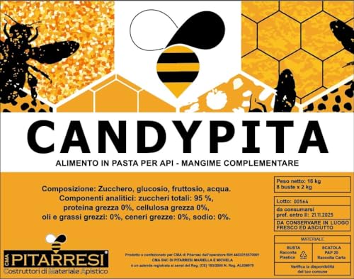 Candito Paste "CANDYPITA" Ergänzungsfuttermittel für Bienen - Box mit 16 kg (8 x 2 kg) von Apistore