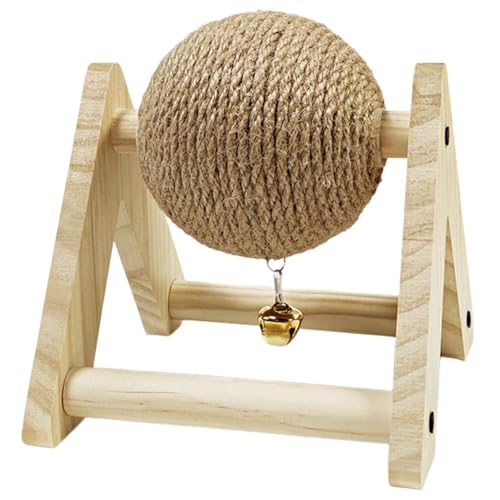 Aposous Pet Cat Toys Cat Scratcher Bunny Chewing Snack Sisal Grinding Claw Board Bunny Scratch Toy von Aposous