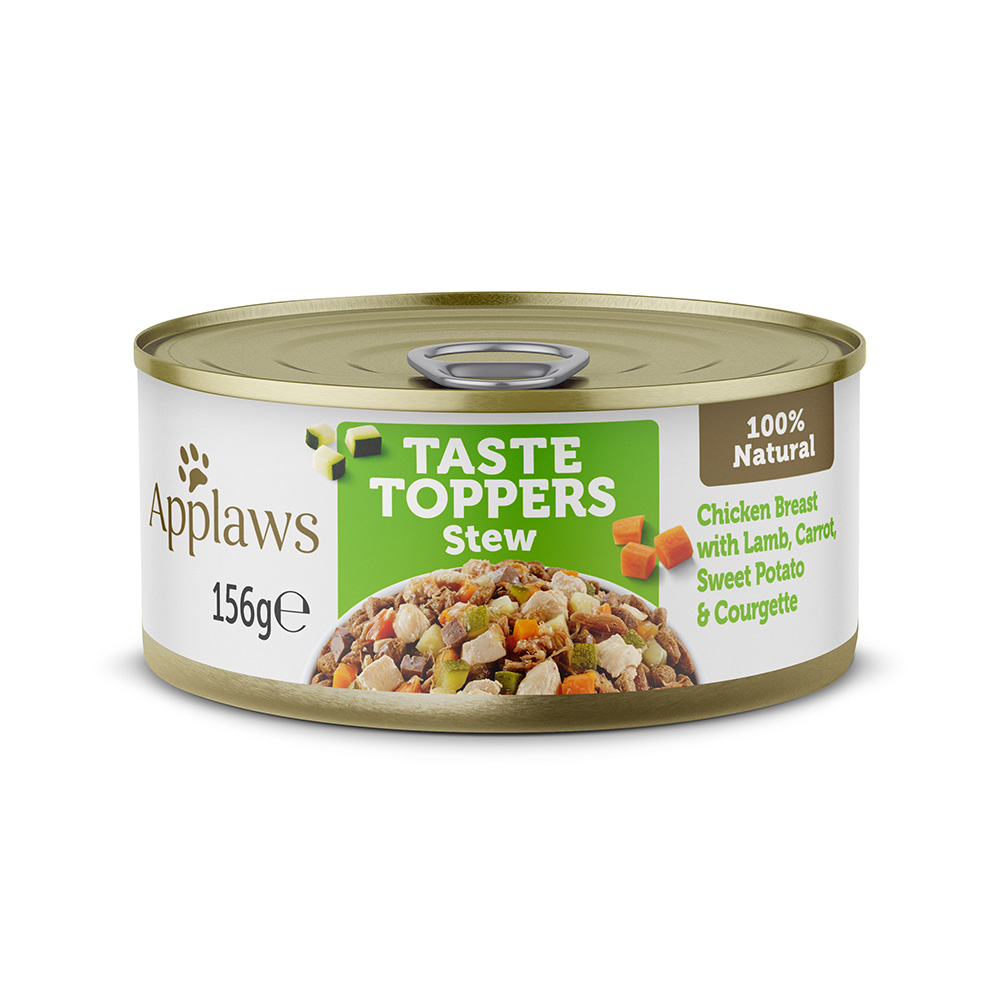 6 x 156 g Applaws Taste Toppers zum Sonderpreis! - Stew: Huhn mit Lamm von Applaws