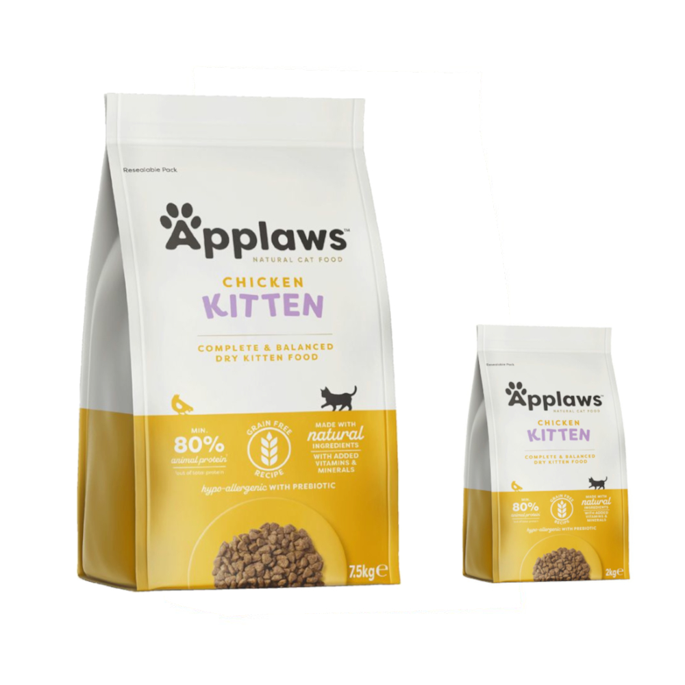 7,5 kg + 2 kg gratis! 9,5 kg Applaws Katzenfutter - Kitten von Applaws