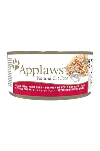 APPLAWS Cat Dose Huhn und Ente, 24 x 70 g von Applaws