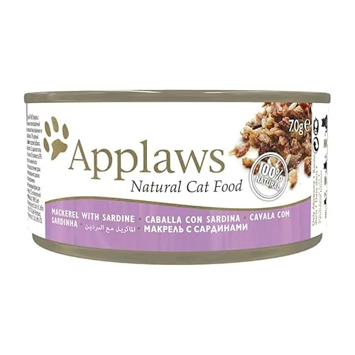 APPLAWS Cat Dose Pferd und SARDINA 24 x 70 g von Applaws