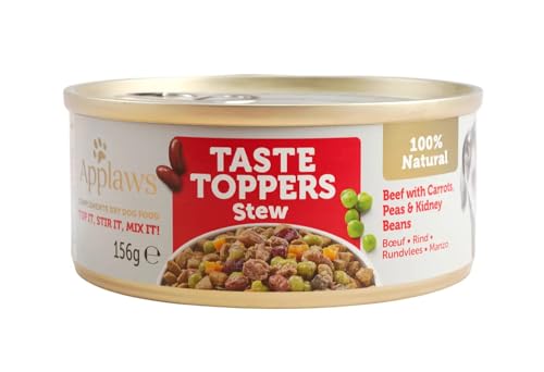 APPLAWS Dog Dose Topper Braten Kalbfleisch Gemüse 12 x 156 g von Applaws