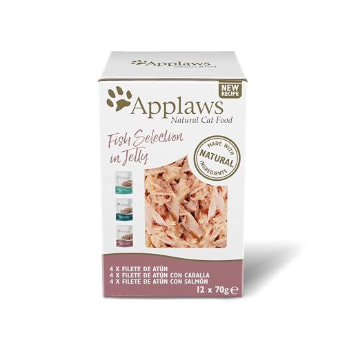 APPLAWS Katze über Selec Gelee Multi Fisch 4 x 12 x 70 g von Applaws