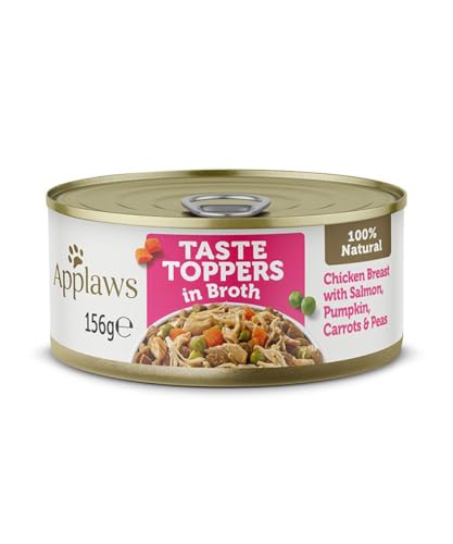 APPLAWS Topper in Brühe, Huhn mit Lachs, Dose, 156 g von Applaws