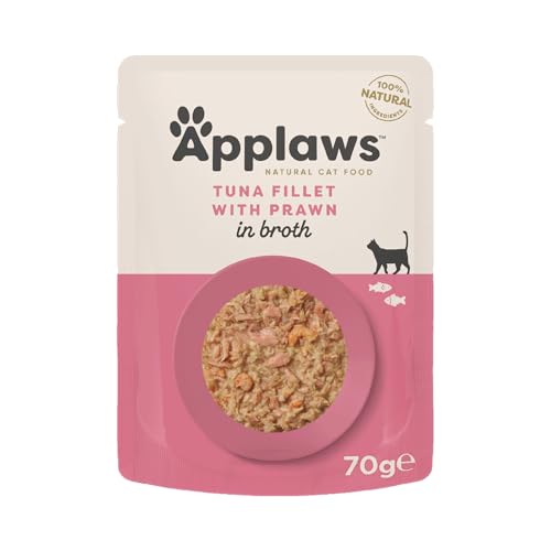 Applaws Frischebeutel Thunfischfilet & Pazifikgarnelen 70g von Applaws