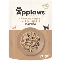 Applaws Nassfutter Katze Adult Hühnerbrust & Wild Reis 12x70 g von Applaws