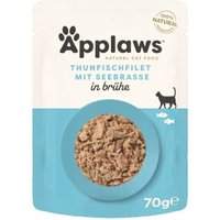 Applaws Nassfutter Katze Adult Thunfisch & Seebrasse 12x70 g von Applaws