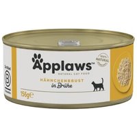 Applaws Nassfutter Katze Adult in Brühe Hühnerbrust 24x156 g von Applaws