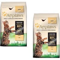 Applaws Trockenfutter Katze Adult Huhn 2x7,5 kg von Applaws