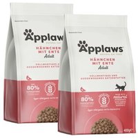 Applaws Trockenfutter Katze Adult Huhn mit Ente 2x7,5 kg von Applaws