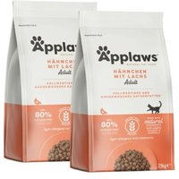 Applaws Trockenfutter Katze Adult Huhn mit Lachs 2x7,5 kg von Applaws