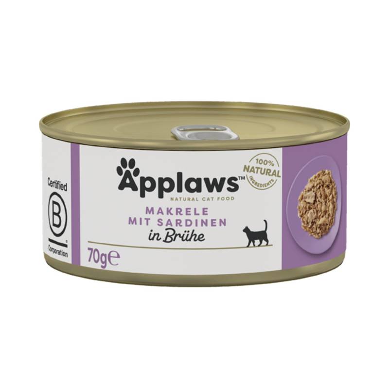 Applaws Cat Makrele & Sardinen 24x70g von Applaws