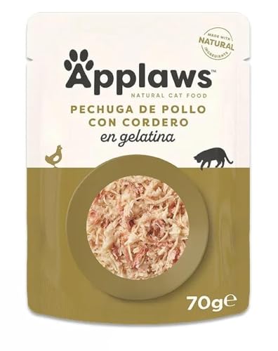 Applaws - Nassfutter für Katzen Cat Jelly Pouch Chicken and Lamm 70 g von Applaws