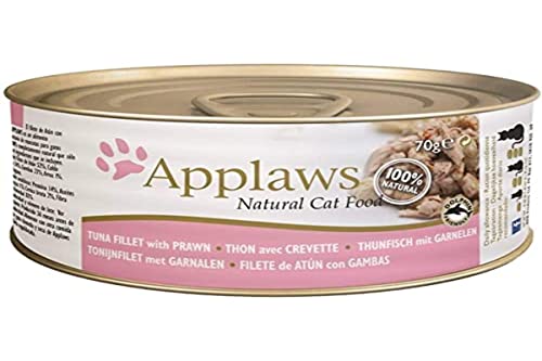 Applaws Cat Tuna Fillet with Prawn - Can 70g von Applaws