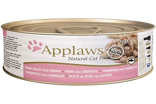 Applaws Cat Tuna Fillet with Prawn - Can 70g Applaws Cat Tuna Fillet with Prawn - Can 70g von Applaws