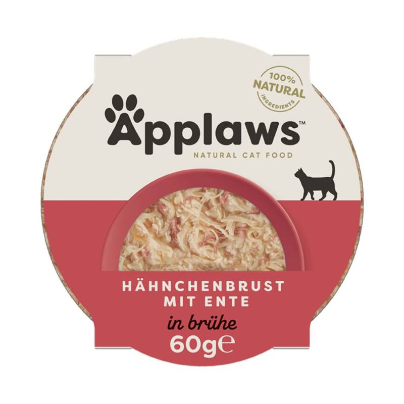 Applaws Cat saftige Hühnerbrust mit Ente 10x60g von Applaws