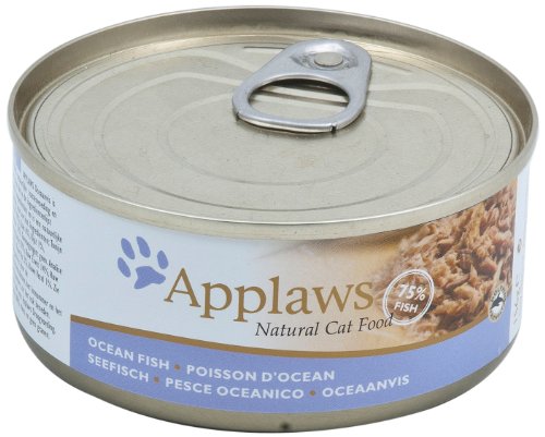 Applaws Katze Dose Seefisch, 24er Pack (24 x 156 g) von Applaws