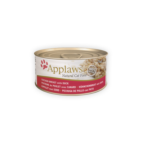 Applaws Katzenfutter - Dosen - Chicken Breast & Duck - 24 x 70 g von Applaws