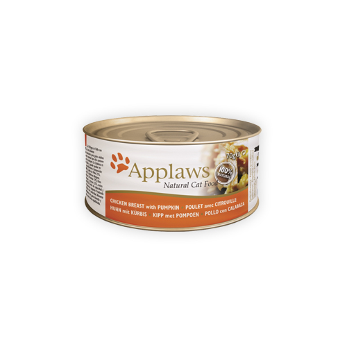 Applaws Katzenfutter - Dosen - Chicken Breast & Pumpkin - 24 x 70 g von Applaws