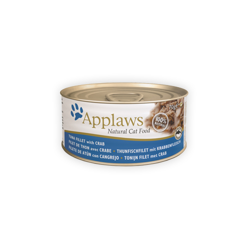 Applaws Katzenfutter - Dosen - Tuna Fillet & Crab - 24 x 70 g von Applaws