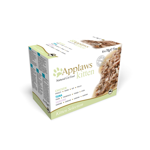 Applaws Kitten Selection Katzenfutter - 6 x 70 g von Applaws