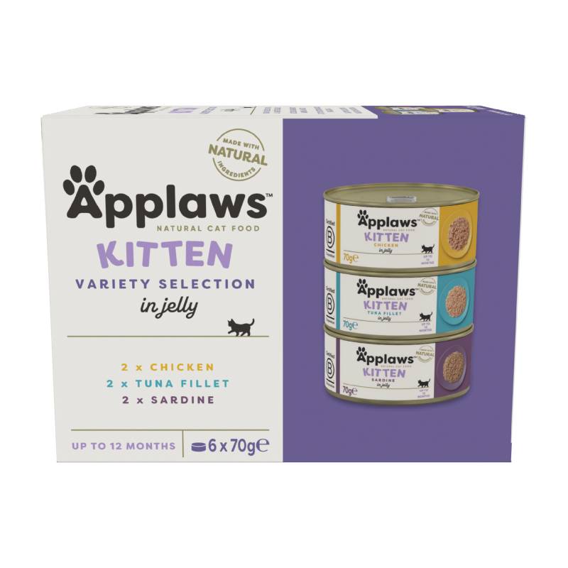 Applaws Kitten Selection Katzenfutter - 6 x 70 g von Applaws