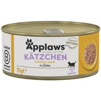 Applaws Nassfutter Kitten in Gelee Huhn 24x70 g von Applaws