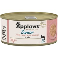 Sparpaket Applaws Senior 24 x 70 g - Thunfisch mit Lachs von Applaws