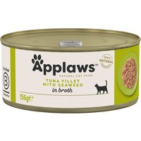 Applaws in Brühe 6 x 156 g - Thunfischfilet & Seetang von Applaws