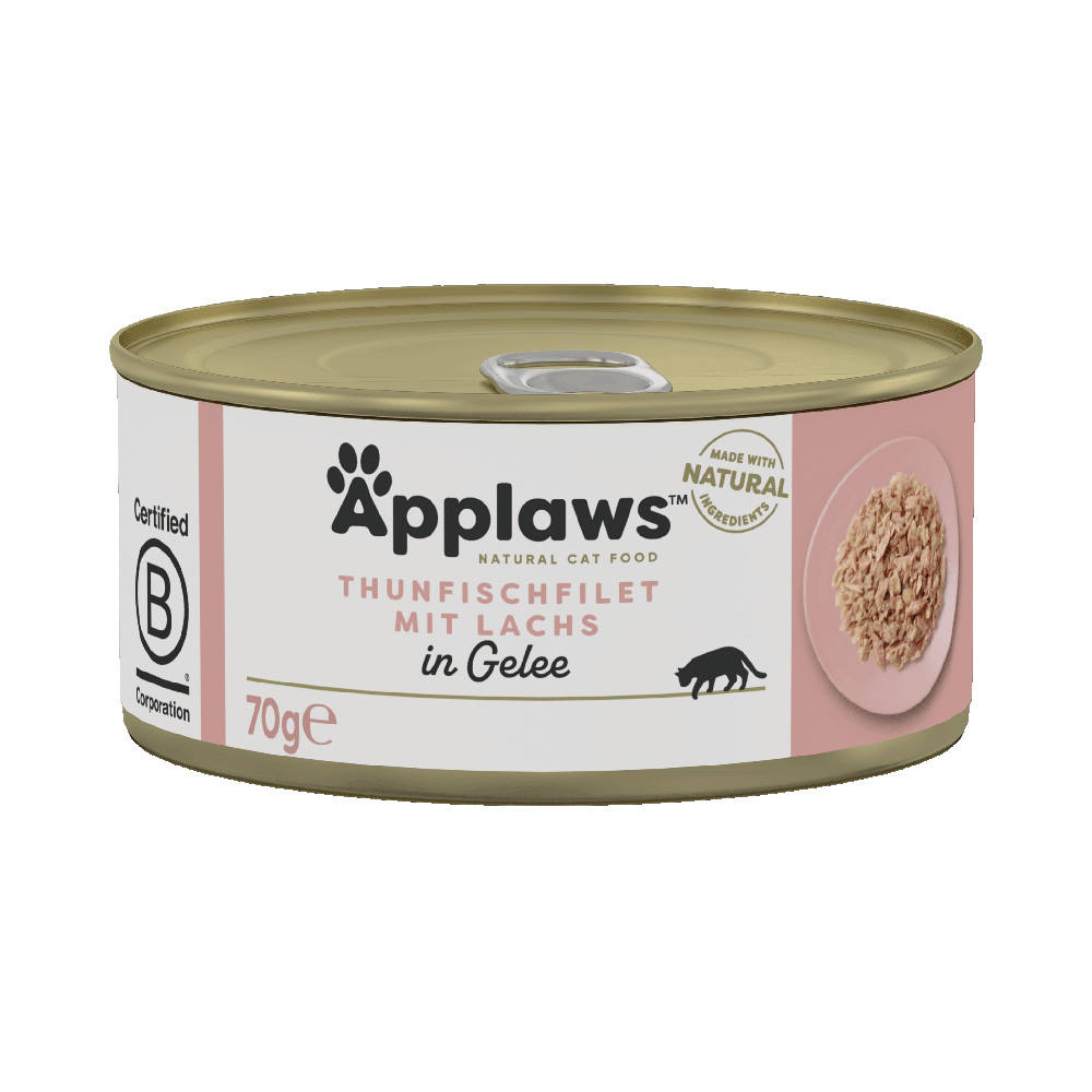 Applaws in Jelly 12 x 70 g - Thunfisch & Lachs von Applaws