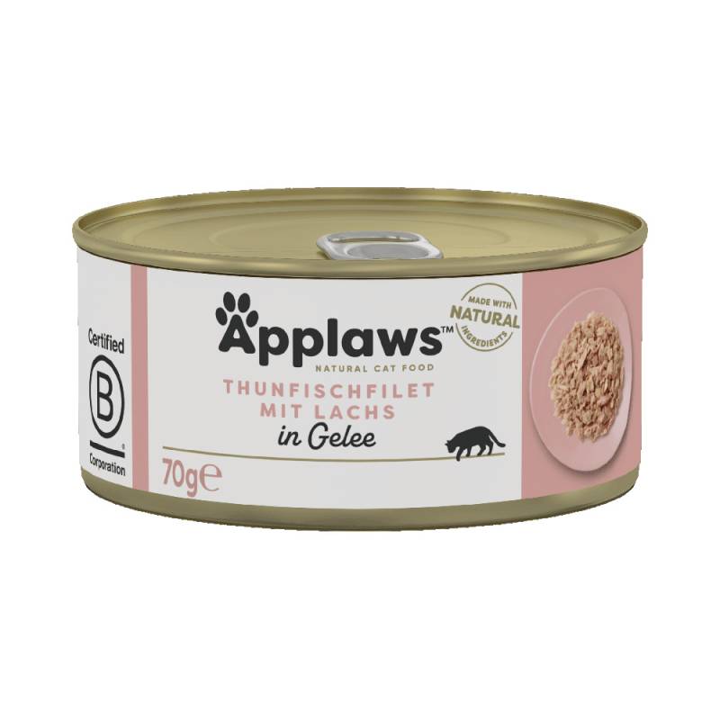 Applaws in Jelly 12 x 70 g - Thunfisch & Lachs von Applaws