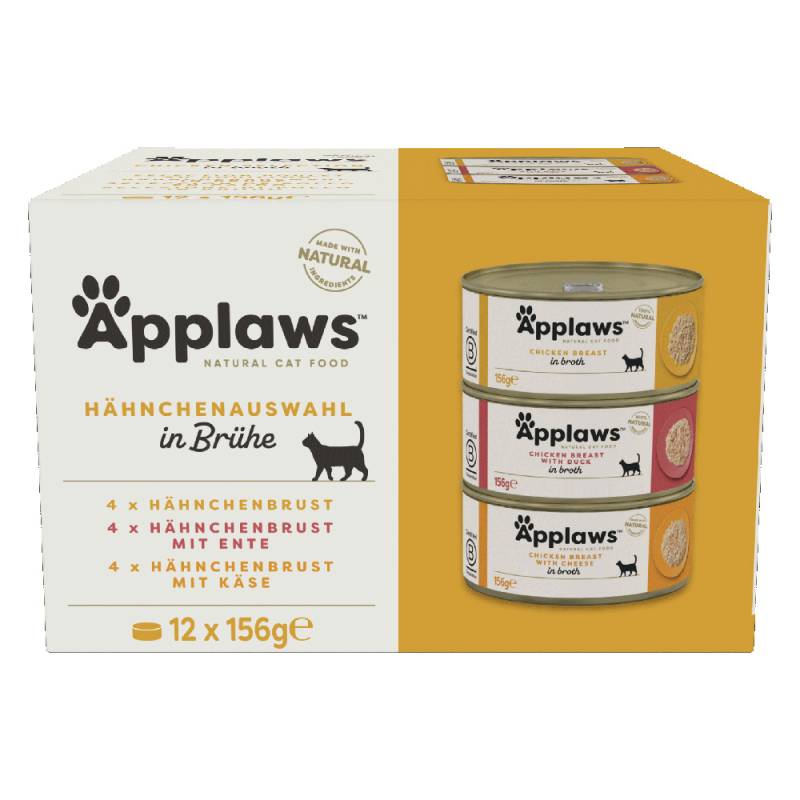 Probiermix Applaws 12 x 156 g - Huhn in Brühe von Applaws