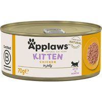 Sparpaket Applaws Kitten 24 x 70 g - Huhn von Applaws