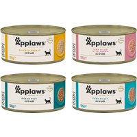 Sparpaket Applaws in Brühe 24 x 156 g - Mix (4 Sorten gemischt) von Applaws