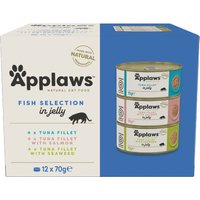 Sparpaket Applaws in Jelly 24 x 70 g - Fischauswahl in Gelee (3 Sorten gemischt) von Applaws