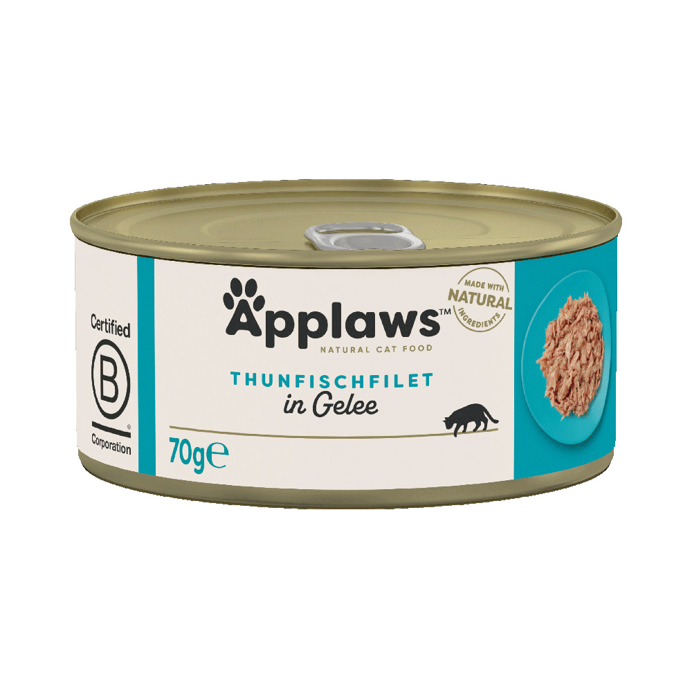 Sparpaket Applaws in Jelly 24 x 70 g - Thunfisch von Applaws