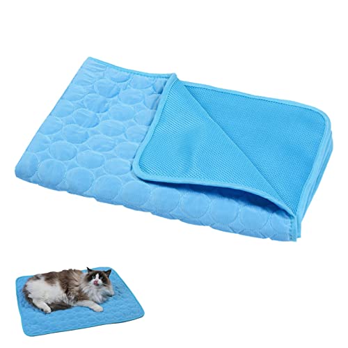 Appoo Haustierkühlmatten 62x50cm - Schlafbett für Kätzchen Welpen Keek Cool,Wasseraufnahme Pet Cool Blanket Bett für Kisten Zwinger von Appoo