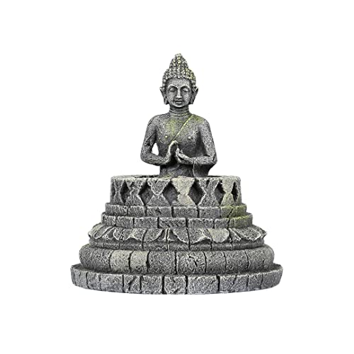 Aqua Della, Dekoration für Aquarium, Angkor Wat 24x16,7x24,5 cm, Ornament in Polyesterharz, ungiftig und neutral pH, geeignet für Aquarium frisch und gesalzenes Wasser, realistisch von Aqua Della