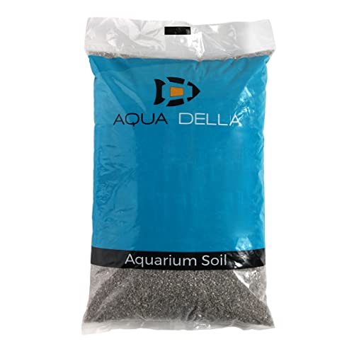 Aqua Della, Kies für Aquarien, Grau, 2-3 mm, 10 kg, dekorativer und funktionaler Boden, bietet Unterstützung, besteht aus hochwertigen Elementen, vor Gebrauch mit lauwarmem Wasser abspülen von Aqua Della