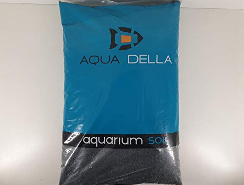 Aquarium Bodengrund - schwarzer Kies 9kg von Aqua Della