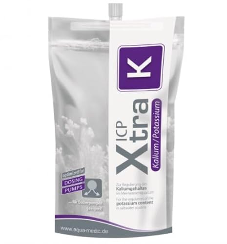 Aqua Medic ICP Xtra Elements K, 500ml, Zur Regulierung des Kaliumgehaltes im Meerwasseraquarium von Aqua Medic